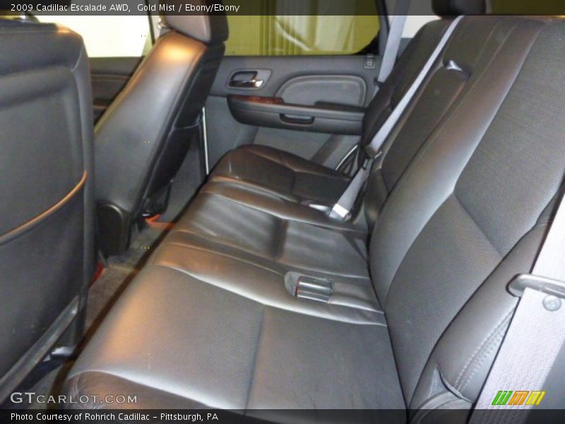 Gold Mist / Ebony/Ebony 2009 Cadillac Escalade AWD