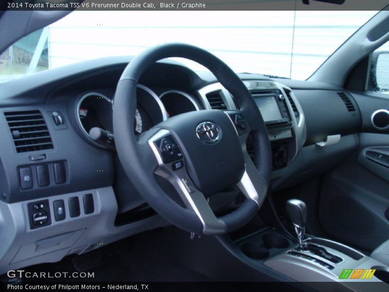 Black / Graphite 2014 Toyota Tacoma TSS V6 Prerunner Double Cab