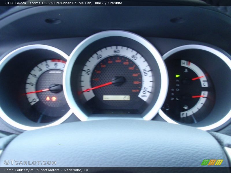 Black / Graphite 2014 Toyota Tacoma TSS V6 Prerunner Double Cab