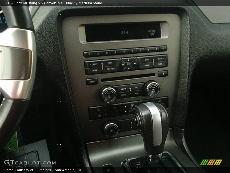 Black / Medium Stone 2014 Ford Mustang V6 Convertible