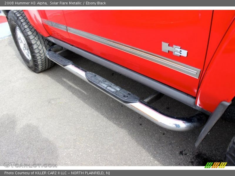 Solar Flare Metallic / Ebony Black 2008 Hummer H3 Alpha