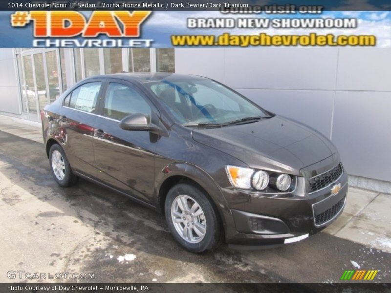 Mocha Bronze Metallic / Dark Pewter/Dark Titanium 2014 Chevrolet Sonic LT Sedan