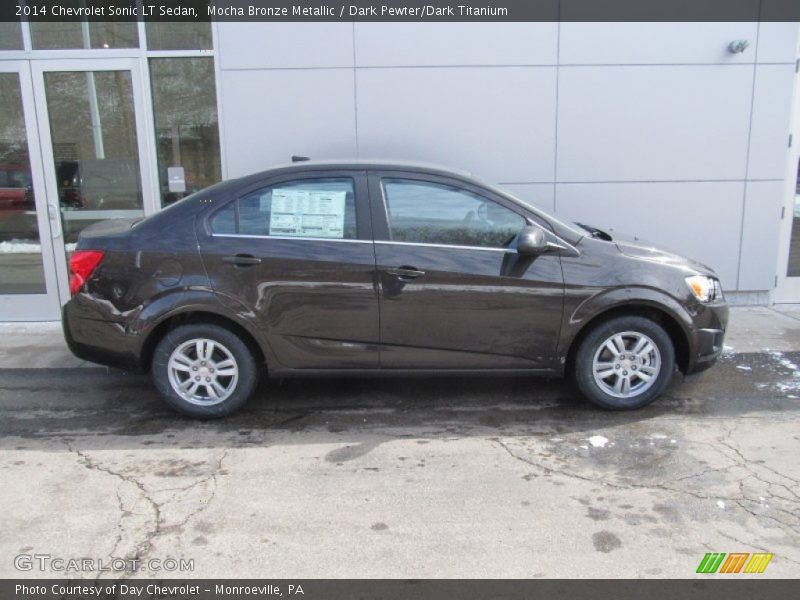 Mocha Bronze Metallic / Dark Pewter/Dark Titanium 2014 Chevrolet Sonic LT Sedan