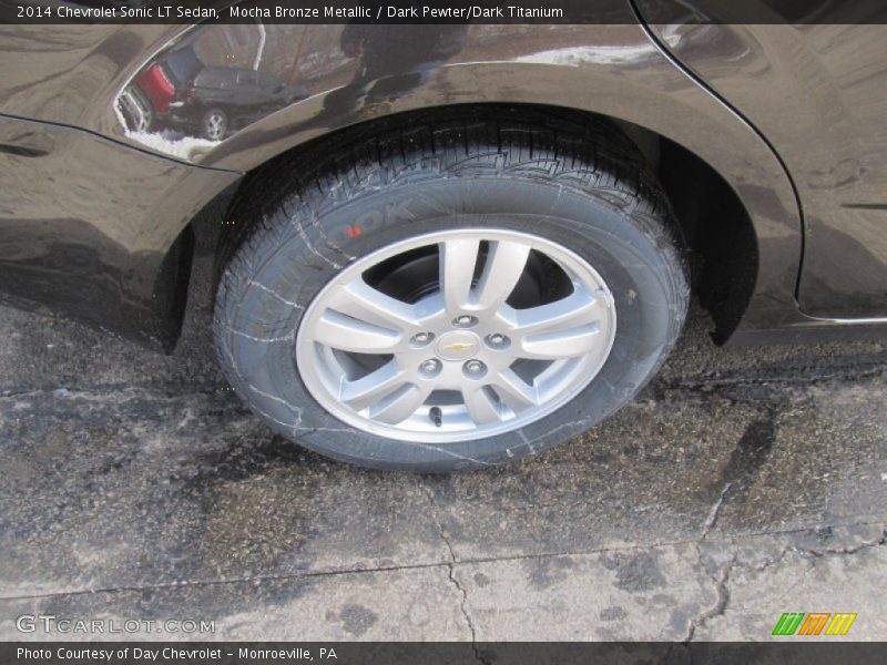Mocha Bronze Metallic / Dark Pewter/Dark Titanium 2014 Chevrolet Sonic LT Sedan