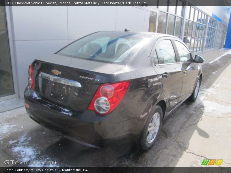 Mocha Bronze Metallic / Dark Pewter/Dark Titanium 2014 Chevrolet Sonic LT Sedan