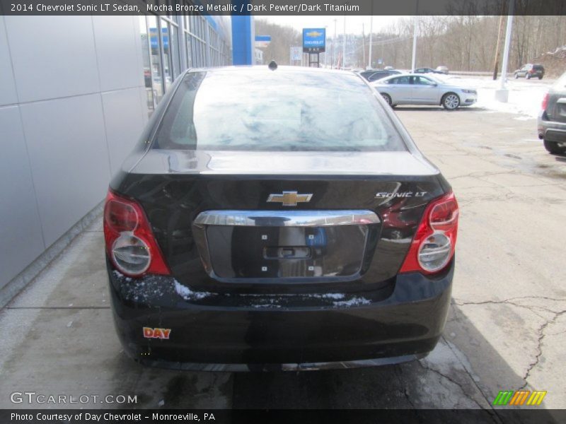 Mocha Bronze Metallic / Dark Pewter/Dark Titanium 2014 Chevrolet Sonic LT Sedan