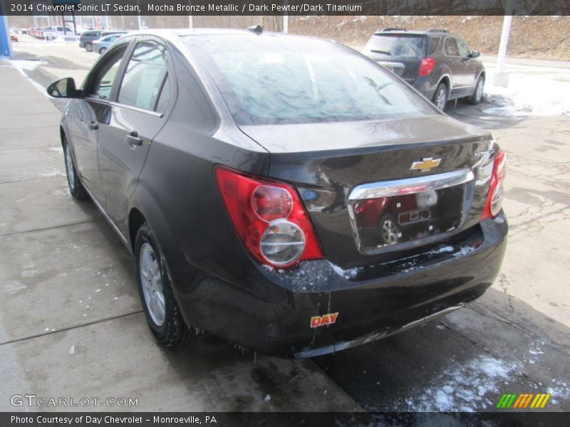 Mocha Bronze Metallic / Dark Pewter/Dark Titanium 2014 Chevrolet Sonic LT Sedan