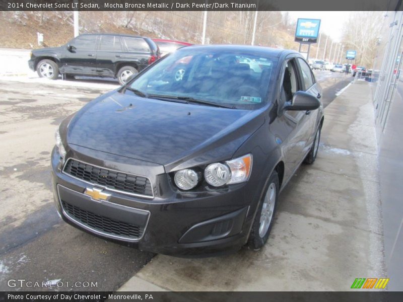Mocha Bronze Metallic / Dark Pewter/Dark Titanium 2014 Chevrolet Sonic LT Sedan