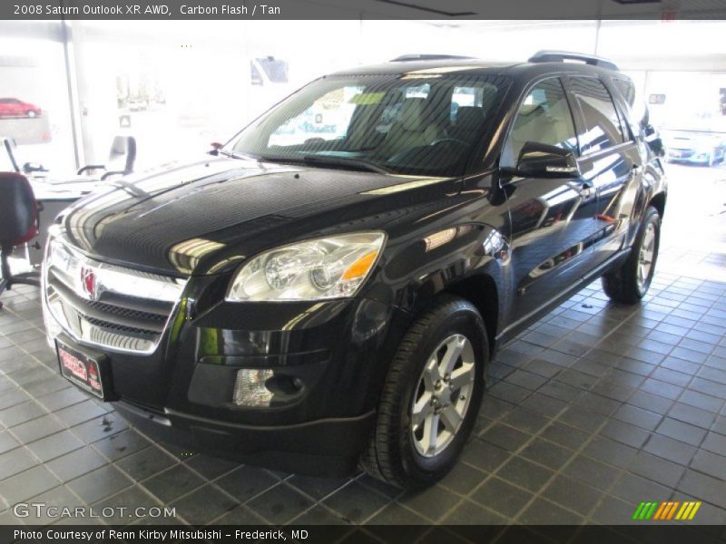 Carbon Flash / Tan 2008 Saturn Outlook XR AWD