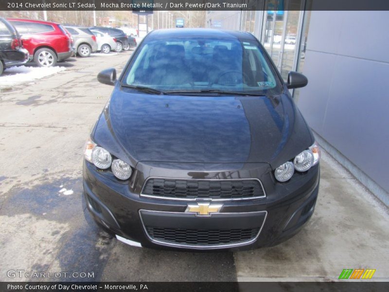 Mocha Bronze Metallic / Dark Pewter/Dark Titanium 2014 Chevrolet Sonic LT Sedan