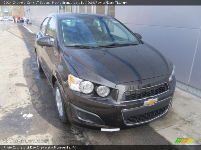 Mocha Bronze Metallic / Dark Pewter/Dark Titanium 2014 Chevrolet Sonic LT Sedan