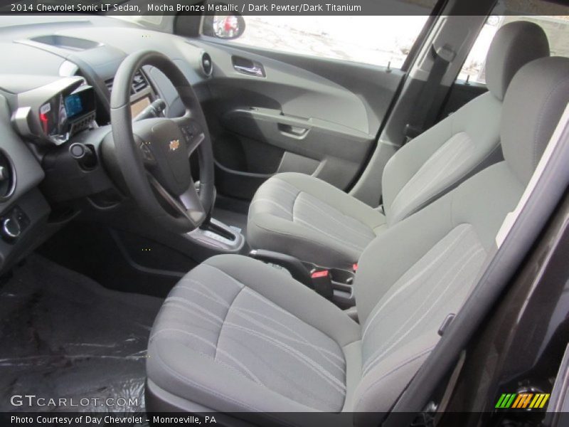 Mocha Bronze Metallic / Dark Pewter/Dark Titanium 2014 Chevrolet Sonic LT Sedan