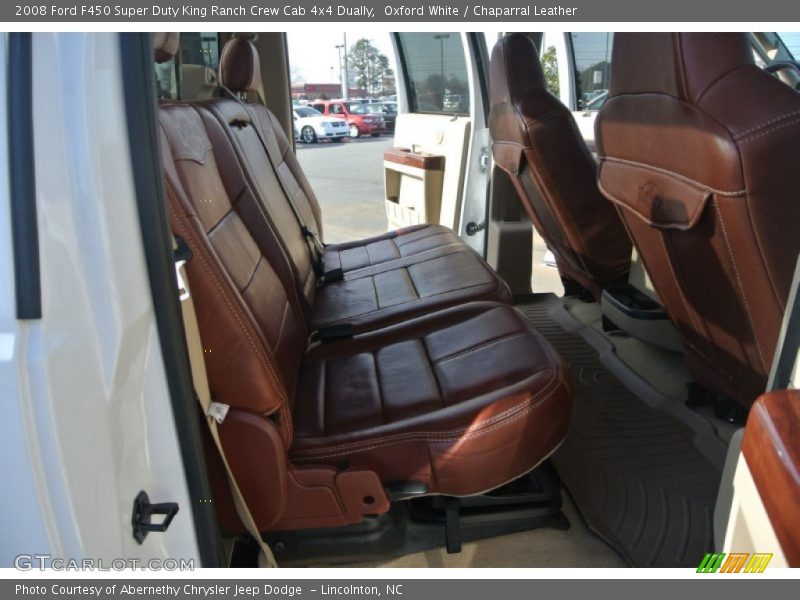 Oxford White / Chaparral Leather 2008 Ford F450 Super Duty King Ranch Crew Cab 4x4 Dually
