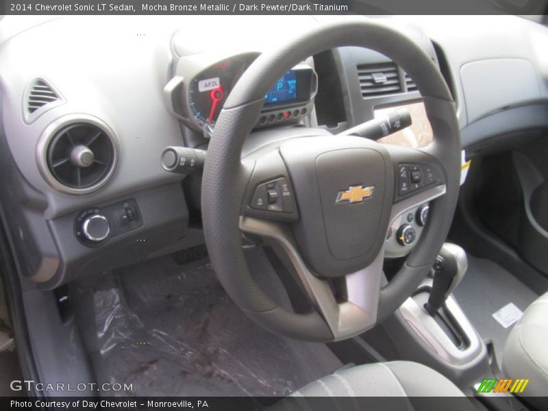 Mocha Bronze Metallic / Dark Pewter/Dark Titanium 2014 Chevrolet Sonic LT Sedan