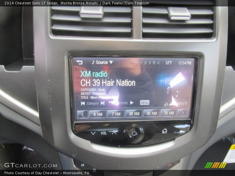 Mocha Bronze Metallic / Dark Pewter/Dark Titanium 2014 Chevrolet Sonic LT Sedan