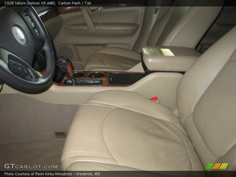 Carbon Flash / Tan 2008 Saturn Outlook XR AWD