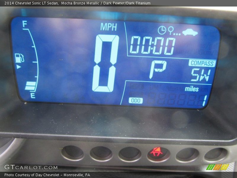 Mocha Bronze Metallic / Dark Pewter/Dark Titanium 2014 Chevrolet Sonic LT Sedan