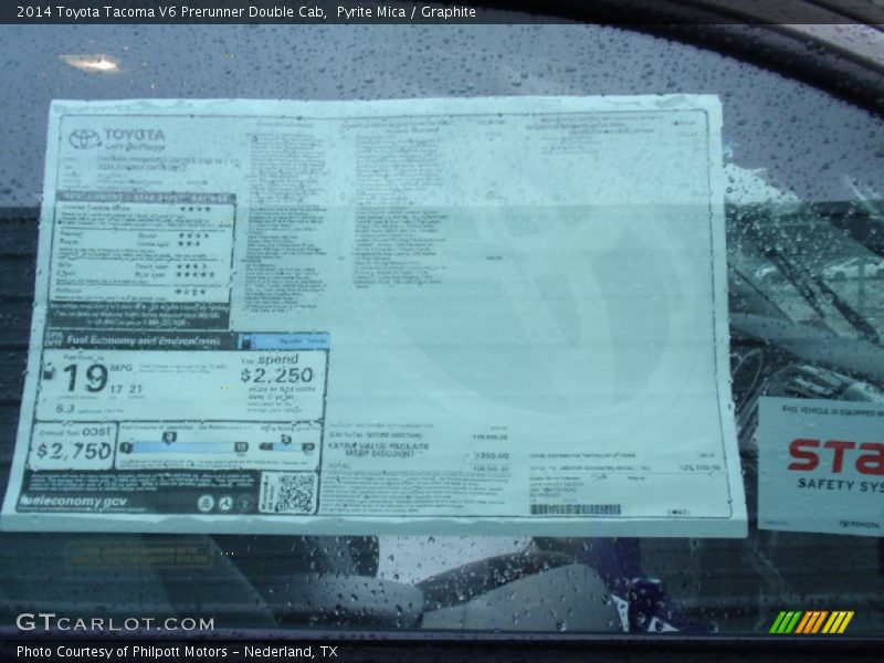 Pyrite Mica / Graphite 2014 Toyota Tacoma V6 Prerunner Double Cab