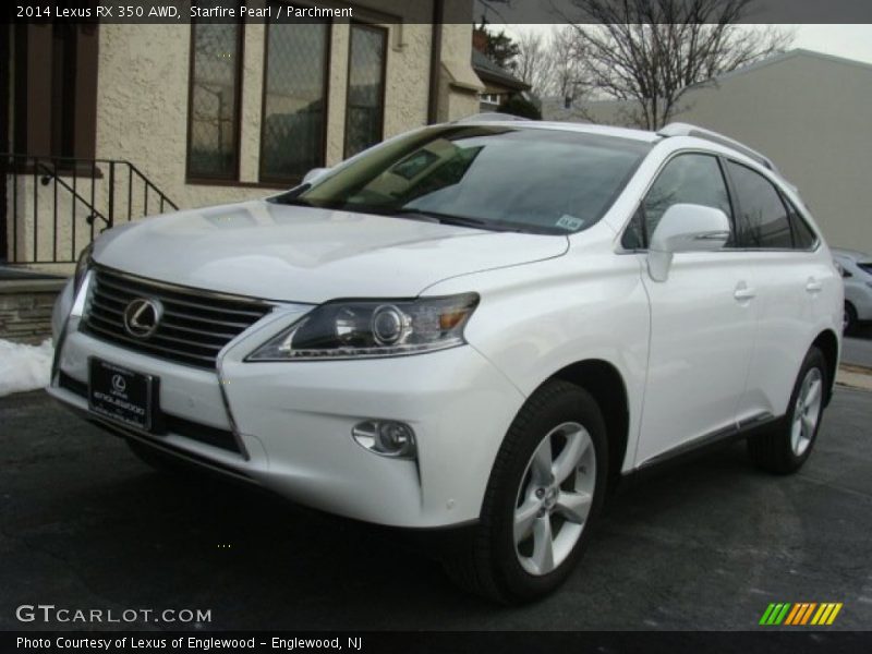 Starfire Pearl / Parchment 2014 Lexus RX 350 AWD