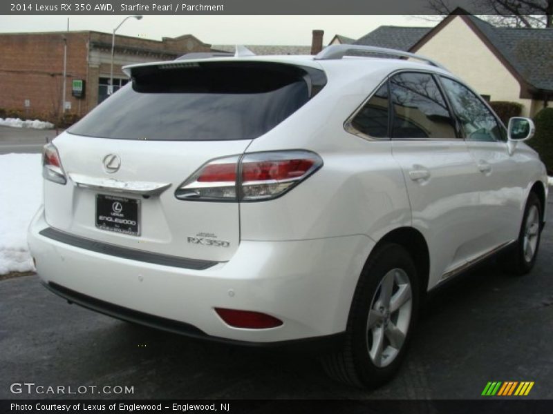 Starfire Pearl / Parchment 2014 Lexus RX 350 AWD