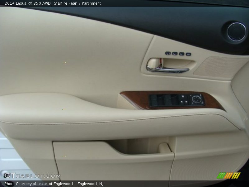 Starfire Pearl / Parchment 2014 Lexus RX 350 AWD