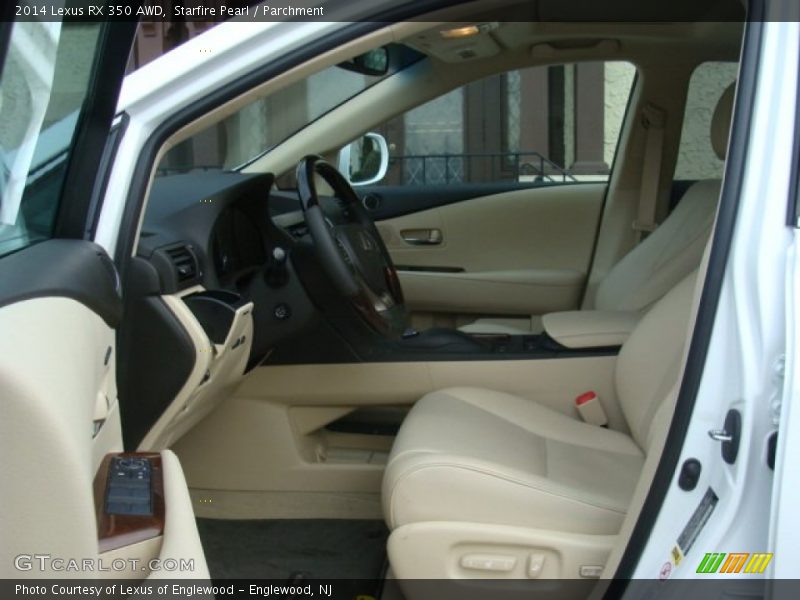 Starfire Pearl / Parchment 2014 Lexus RX 350 AWD