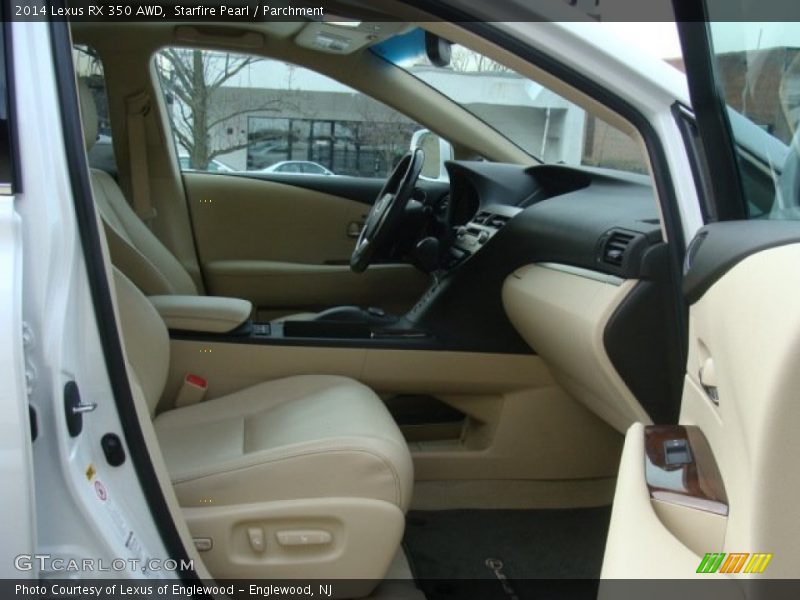 Starfire Pearl / Parchment 2014 Lexus RX 350 AWD