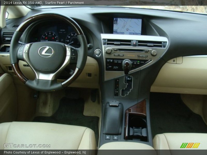 Starfire Pearl / Parchment 2014 Lexus RX 350 AWD