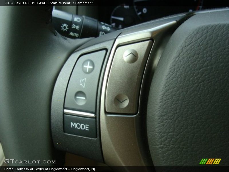 Starfire Pearl / Parchment 2014 Lexus RX 350 AWD