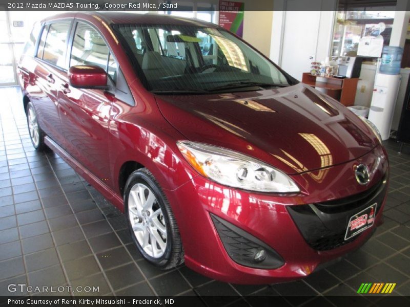 Copper Red Mica / Sand 2012 Mazda MAZDA5 Touring