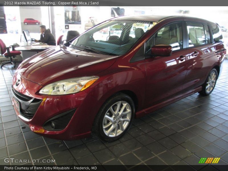 Copper Red Mica / Sand 2012 Mazda MAZDA5 Touring