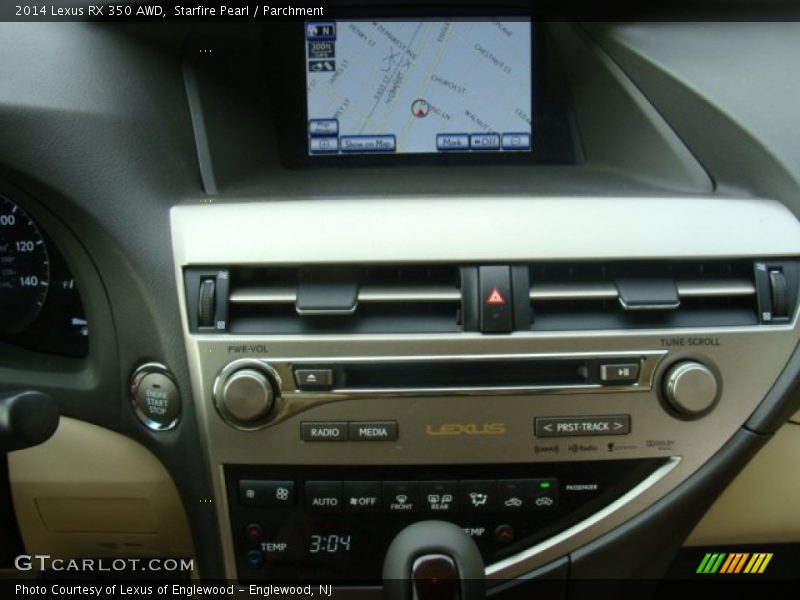 Starfire Pearl / Parchment 2014 Lexus RX 350 AWD