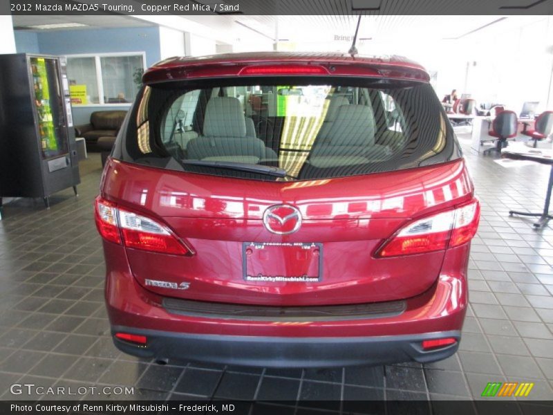 Copper Red Mica / Sand 2012 Mazda MAZDA5 Touring