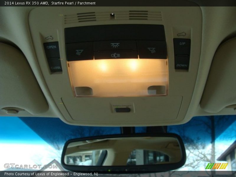 Starfire Pearl / Parchment 2014 Lexus RX 350 AWD