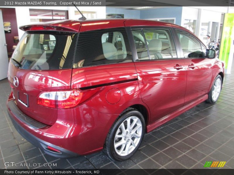 Copper Red Mica / Sand 2012 Mazda MAZDA5 Touring