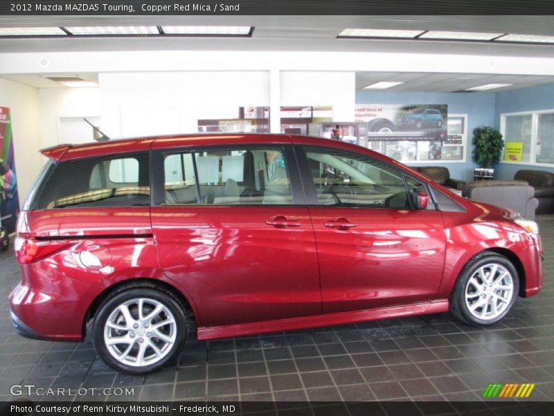 Copper Red Mica / Sand 2012 Mazda MAZDA5 Touring