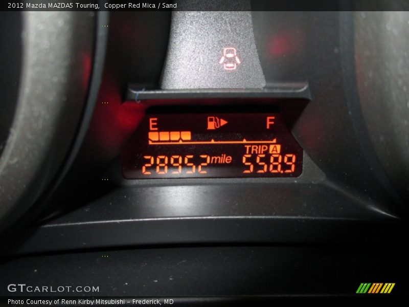 Copper Red Mica / Sand 2012 Mazda MAZDA5 Touring