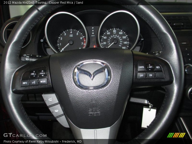 Copper Red Mica / Sand 2012 Mazda MAZDA5 Touring