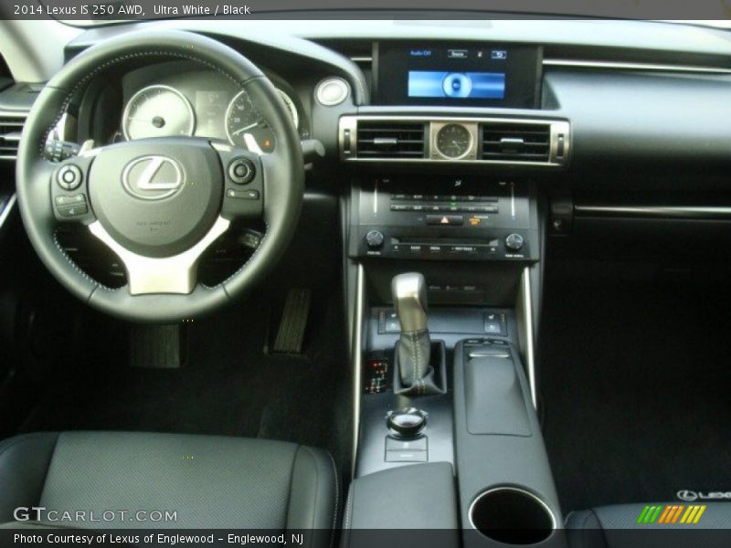 Ultra White / Black 2014 Lexus IS 250 AWD