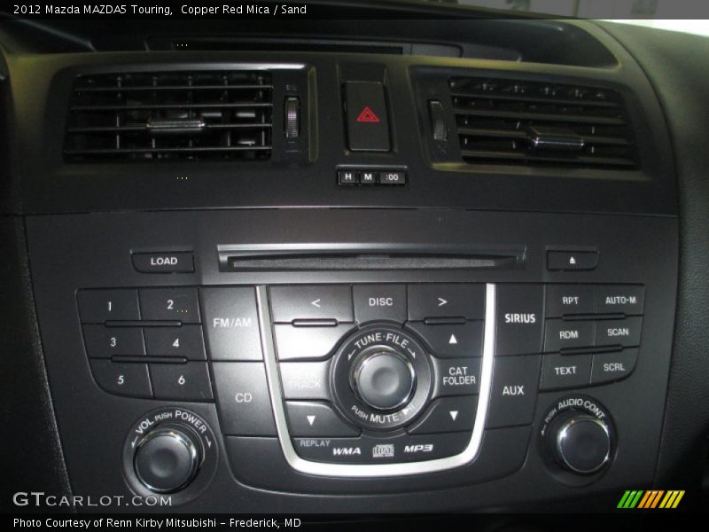 Copper Red Mica / Sand 2012 Mazda MAZDA5 Touring