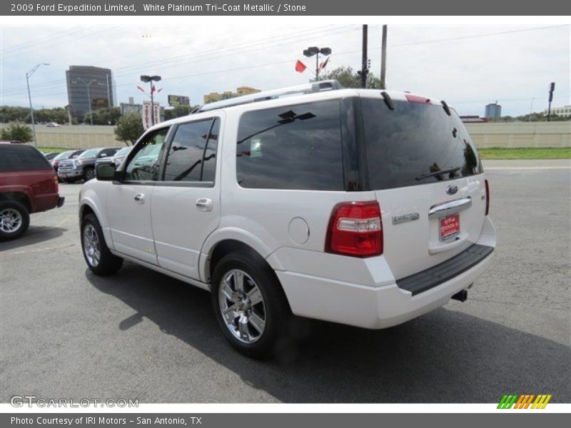 White Platinum Tri-Coat Metallic / Stone 2009 Ford Expedition Limited