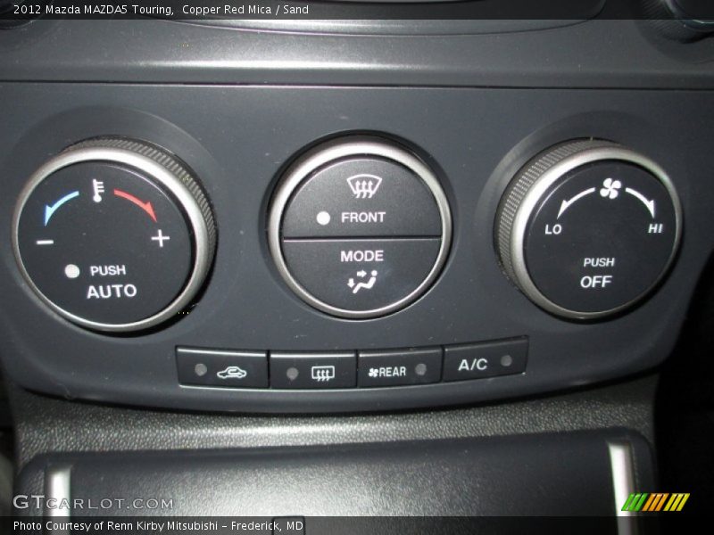 Copper Red Mica / Sand 2012 Mazda MAZDA5 Touring