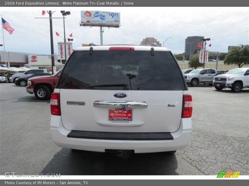 White Platinum Tri-Coat Metallic / Stone 2009 Ford Expedition Limited