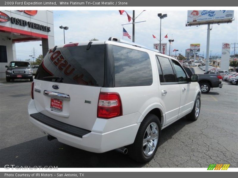 White Platinum Tri-Coat Metallic / Stone 2009 Ford Expedition Limited