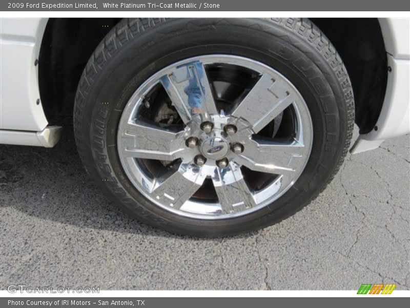 White Platinum Tri-Coat Metallic / Stone 2009 Ford Expedition Limited