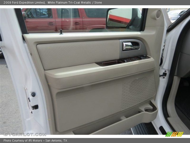 White Platinum Tri-Coat Metallic / Stone 2009 Ford Expedition Limited