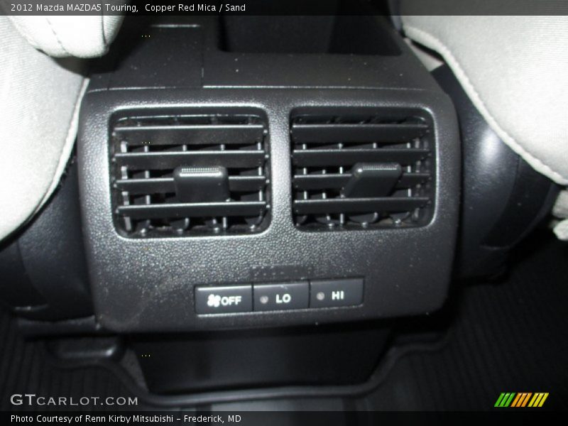 Copper Red Mica / Sand 2012 Mazda MAZDA5 Touring