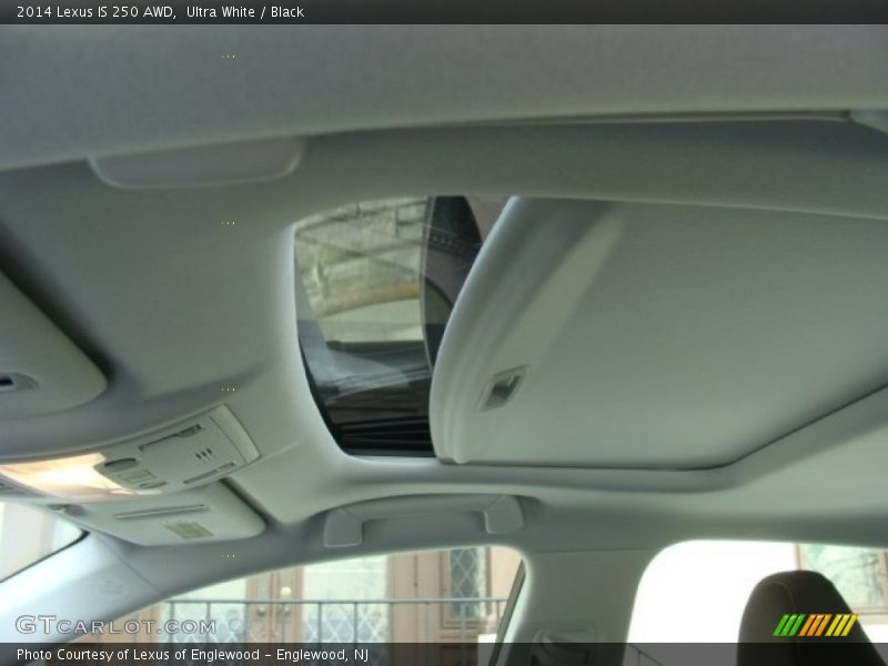 Ultra White / Black 2014 Lexus IS 250 AWD