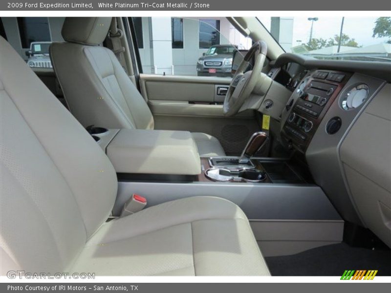 White Platinum Tri-Coat Metallic / Stone 2009 Ford Expedition Limited