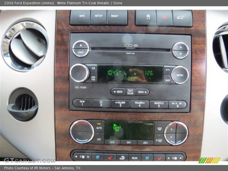 White Platinum Tri-Coat Metallic / Stone 2009 Ford Expedition Limited